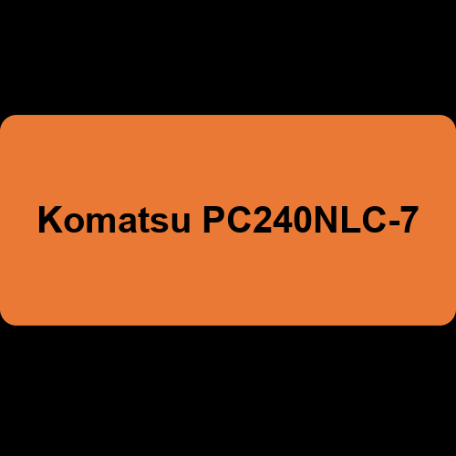 Komatsu PC240NLC-7